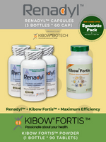 Renadyl (3 Bottles) + Kibow Fortis (1 Bottle) Combo Pack