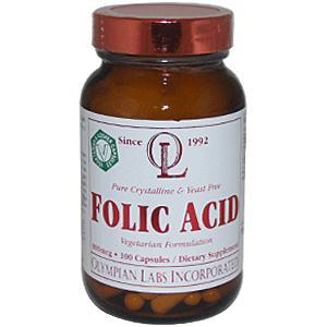 FOLIC ACID (Olympian) 800mcg 100 Caps
