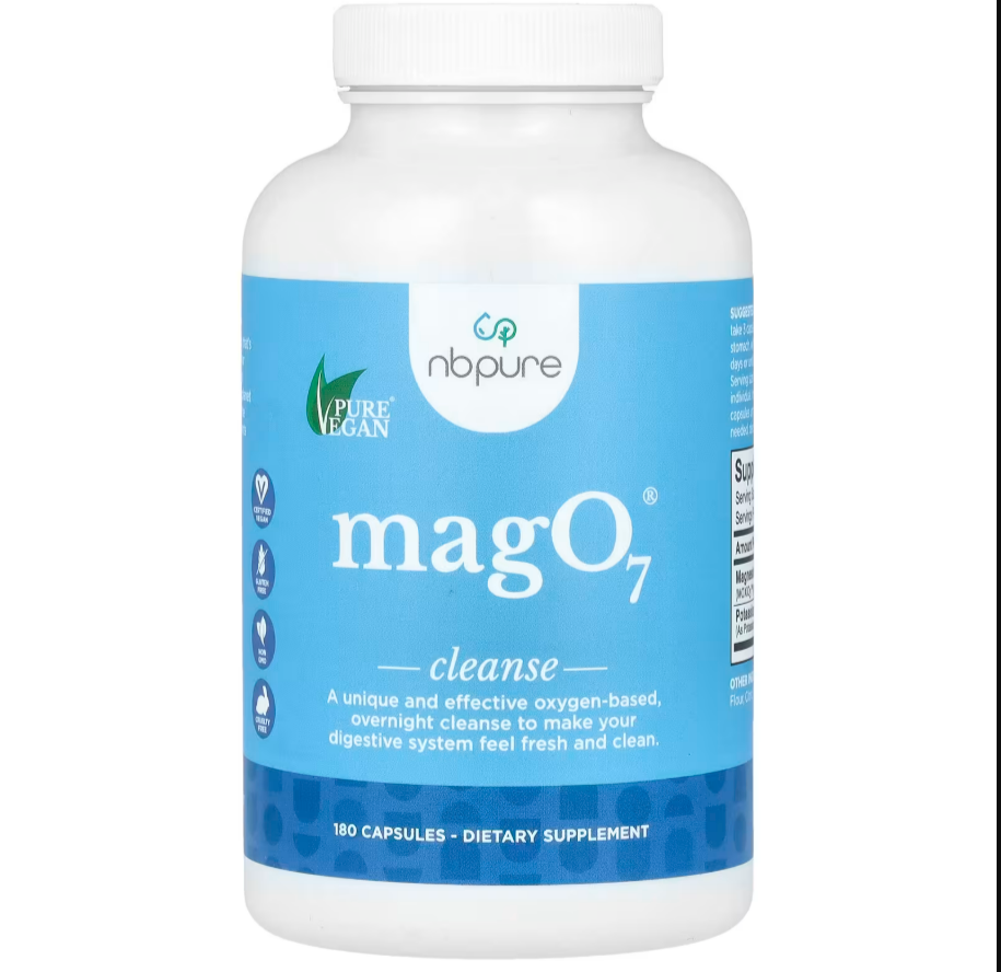 Mag07 Cleanse Pure Vegan, Mag 07, The Ultimate Oxygenating Digestive System Cleanser ...
