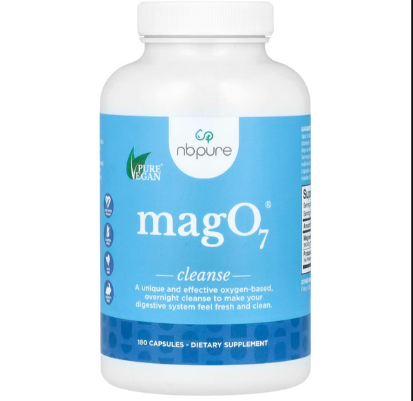 Pure Vegan, Mag 07, The Ultimate Oxygenating Digestive System Cleanser, 180 Vegetarian Capsules (Vegan)