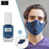 Nail Polish-Non-Toxic Nail Art, Vegan and Cruelty-Free Nail Paint with amazing (Blue Floral Lurex Mask)
