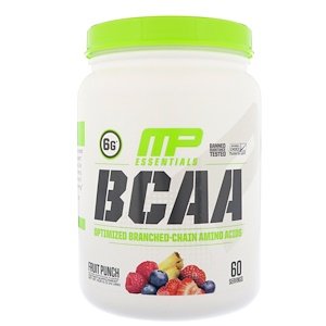 MusclePharm, Essentials, BCAA, Fruit Punch, 1.14 lbs (516 g)