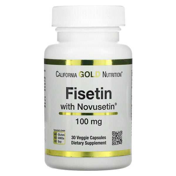 California Gold Nutrition, Fisetin with Novusetin, 100 mg, Veggie Capsules