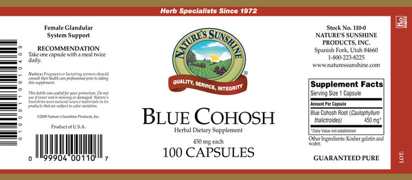 Blue Cohosh (100 Caps)