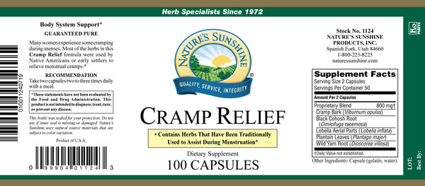 Cramp RELIEF (100 Caps)