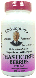 Chaste Tree Berries (Vitex) (Dr. Christopher) 100 Caps