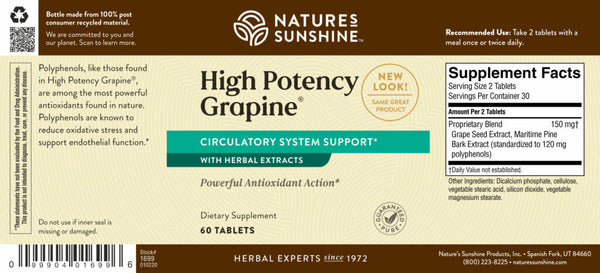 Grapine® High Potency (60 Tabs)