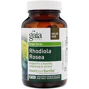 Gaia Herbs, Rhodiola Rosea, 120 Vegetarian Liquid Phyto-Caps