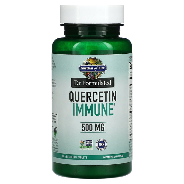 Garden of Life, Dr. Formulated, Quercetin Immune, 500 mg, 30 Vegetarian Tablets