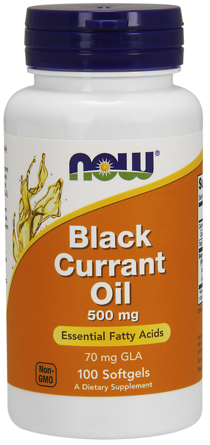 Black Currant Capsules 500mg (Now Foods)