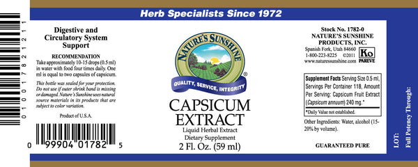 Capsicum Extract (2 fl. oz.)