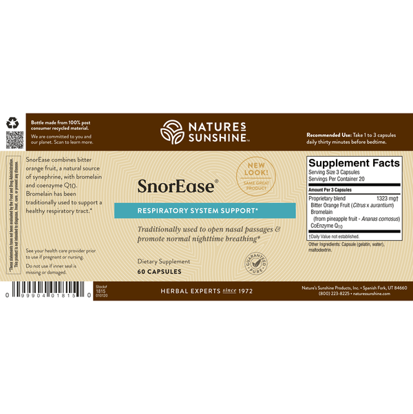 SnorEase ® (60 caps)