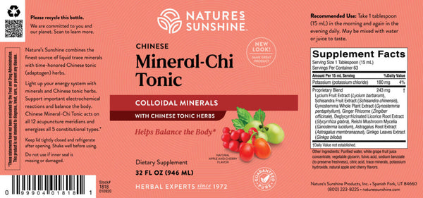 Mineral-Chi Tonic,  Chinese (32 fl. oz.)