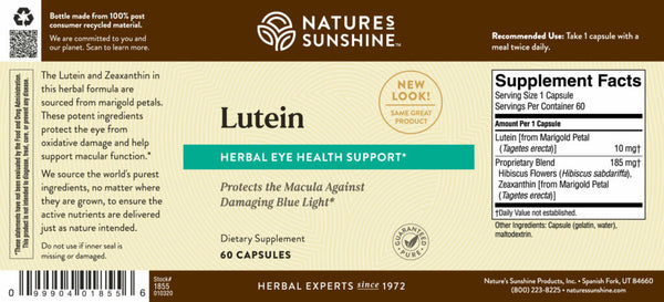 Lutein (10 mg) (60 caps)