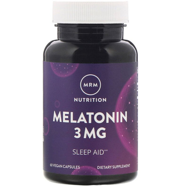 MRM, Nutrition, Melatonin, 3 mg, 60 Vegan Capsules (Vegan)