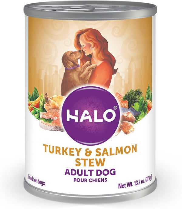 Halo Holistic Turkey & Salmon Recipe Adult Canned Dog Food