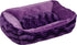 Dogit Style Wild Animal Rectangular Reversible Bolster Dog Bed, Purple, X-Small