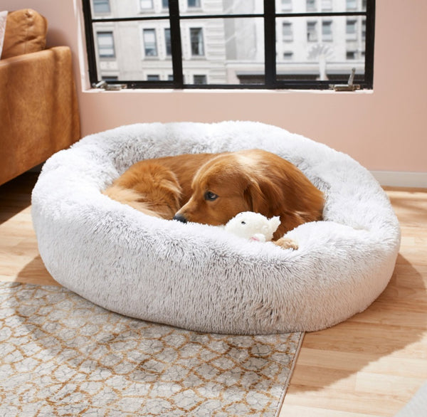 Frisco Eyelash Cat & Dog Bolster Bed