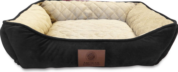 American Kennel Club Self-Heating Bolster Cat & Dog Bed