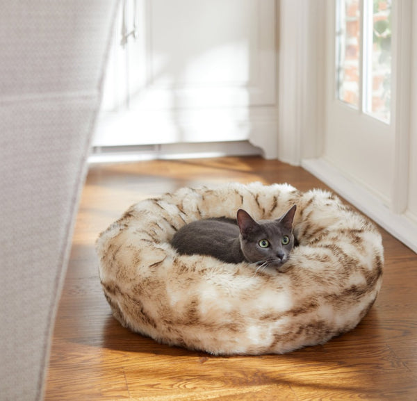 Frisco Fur Donut Cat & Dog Pillow Bed