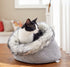 Frisco Fur Hi-Low Cat & Dog Covered Bed