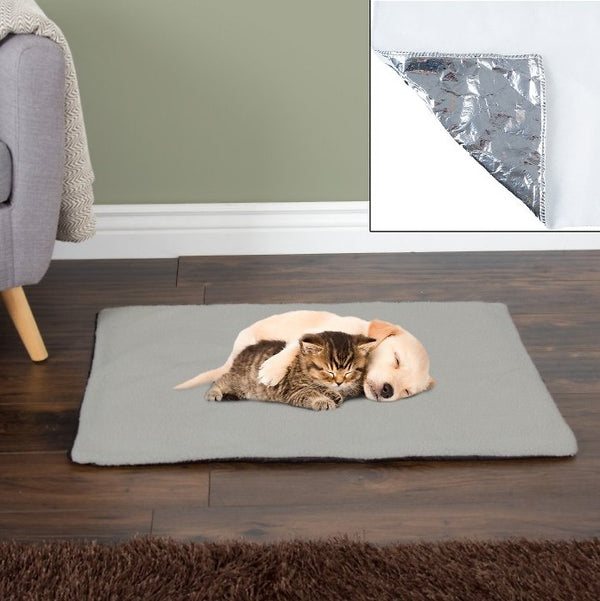 Pet Adobe Thermal Bolster Dog Bed w/ Removable Cover