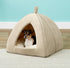 Frisco Tent Covered Cat & Dog Bed, Beige