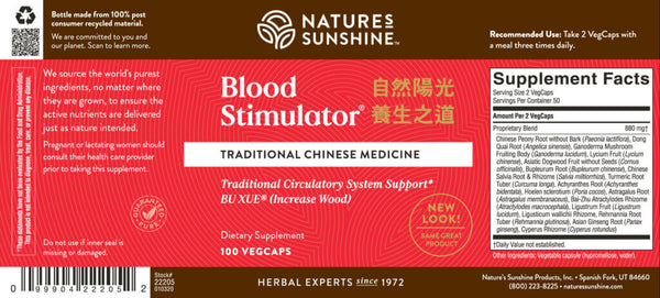 Blood Stimulator  (100 veg caps)