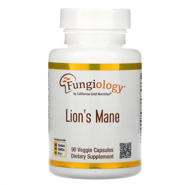 California Gold Nutrition, Lion's Mane, Full Spectrum, Organic Certified, 90 Veggie Capsules