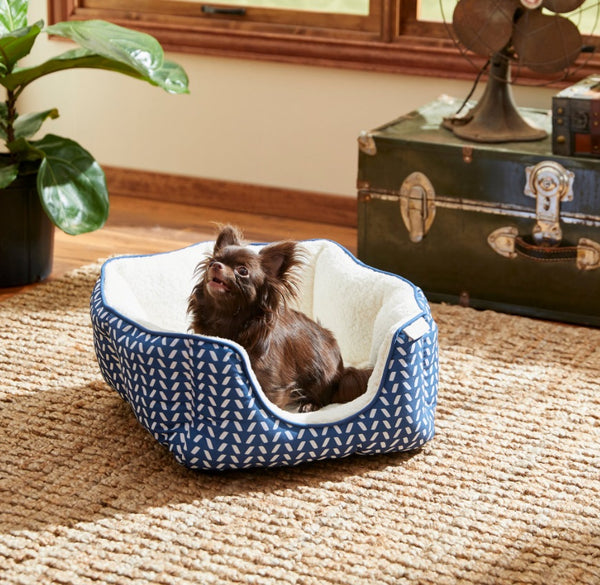 Frisco Square Deep Bolster Cat & Dog Bed