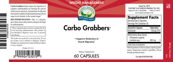 Carbo Grabbers with Chromium (60 Capsules)