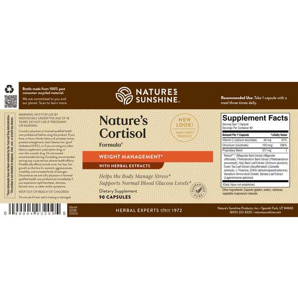 Nature’s Cortisol  Formula ® (90 caps)*