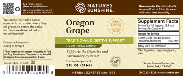 Oregon Grape (2 fl. oz.)*