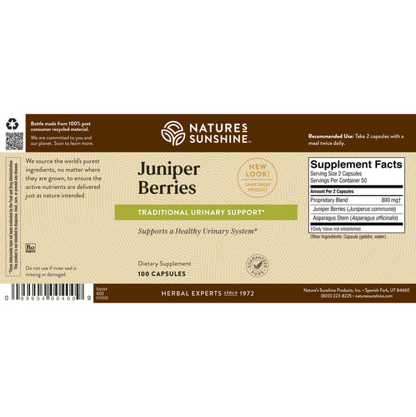 Juniper Berries (100 caps)*