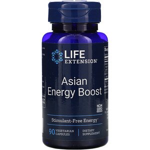 Life Extension, Asian Energy Boost, 90 Vegetarian Capsules