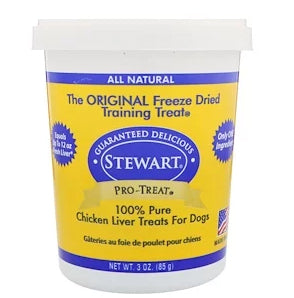 Stewart, Pro-Treat, Freeze Dried Treats, For Dogs, Chicken Liver, 3 oz (85 g)
