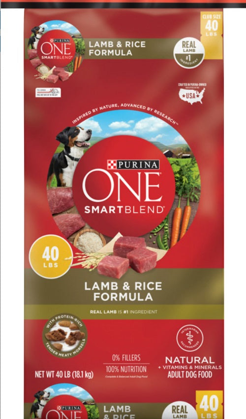 Purina ONE SmartBlend Lamb & Rice Adult Formula Dry Dog Food