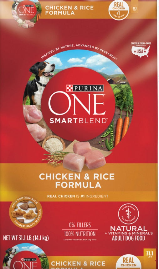 Purina ONE SmartBlend Chicken & Rice Adult Formula Dry Dog Food