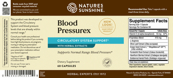 Blood Pressurex (60 Caps)