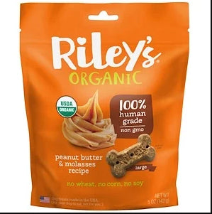 Copy of Riley’s Organics, Dog Treats, Small Bone, Tasty Apple Recipe, 5 oz (142 g)