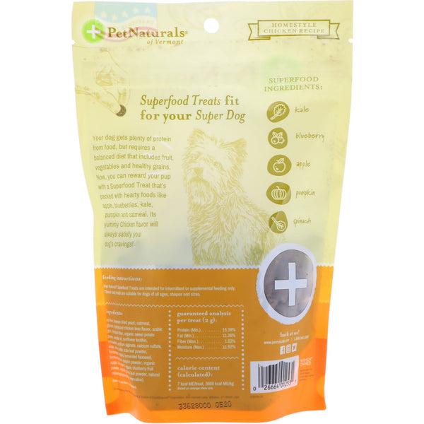 Pet Naturals of Vermont, Superfood Treats for Dogs, Crispy Bacon Recipe, 100+ Treats, 8.5 oz (240 g)