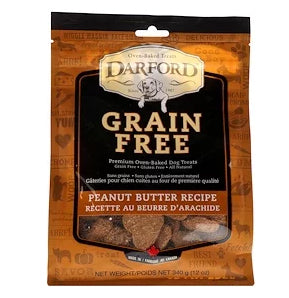 Darford, Grain Free, Premium Oven-Baked Dog Treats, Salmon Recipe, 12 oz (340 g)