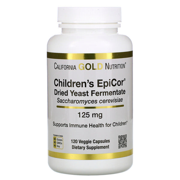 California Gold Nutrition, Children's Epicor, 125 mg, Veggie Capsules