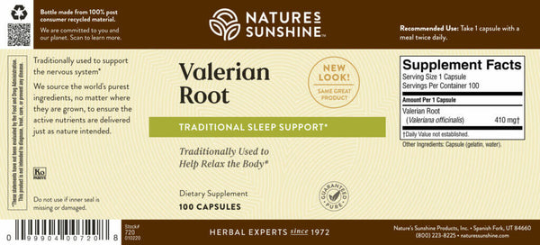 Valerian Root (100 caps)*