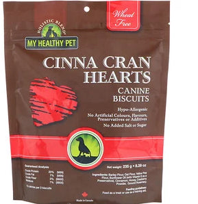 Holistic Blend, My Healthy Pet, Pumpkin Spice Hearts, Canine Biscuits, 8.29 oz (235 g)