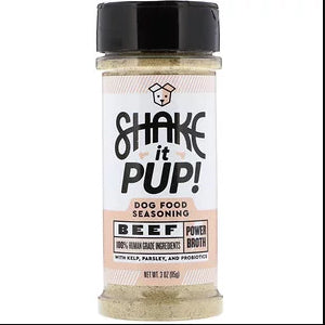 Shake it Pup, Dog Food Seasoning, Beef Power Broth, 3 oz (85 g)