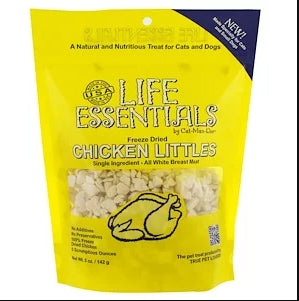 Cat-Man-Doo, Life Essentials, Freeze Dried Chicken Littles, For Cats & Dogs, 5 oz (142 g)