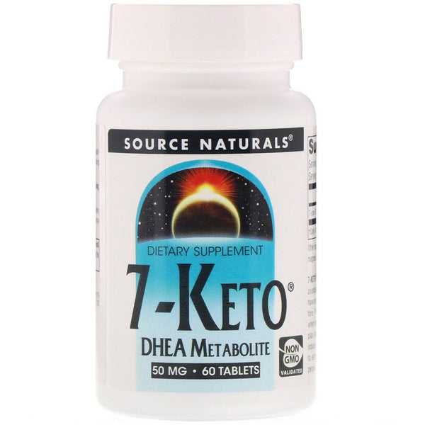 Source Naturals, 7-Keto, DHEA Metabolite, 50 mg, 60 Tablets (Keto)