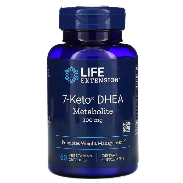 Life Extension, 7-Keto DHEA, Metabolite, 100 mg, 60 Vegetarian Capsules (Keto)