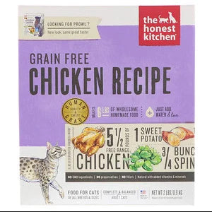 The Honest Kitchen, Grain-Free Dehydrated Cat Food, Chicken Recipe, 2 lbs (0.9 kg)